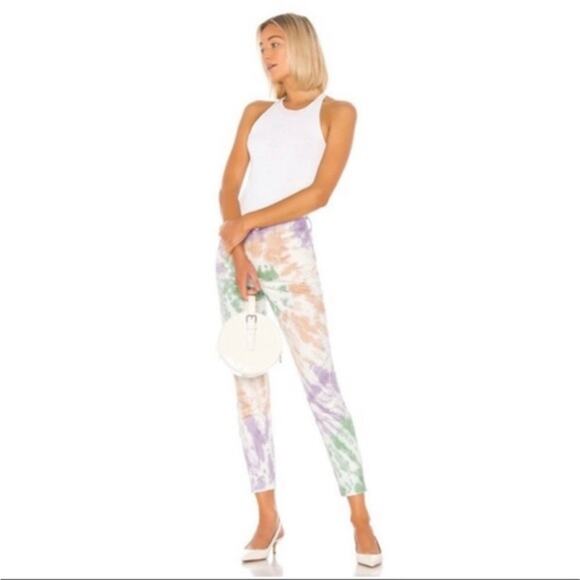 GRLFRND Karolina Tie Dye Skinny Jeans in Sugar Magnolia Size 25 NWOT - Picture 13 of 13